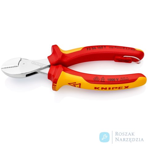 KNIPEX X-Cut® 73 06 160 T Kompaktowe szczypce tnące boczne KNIPEX KNIPEX X-Cut® 73 06 160 T Kompaktowe szczypce tnące boczne KNIPEX