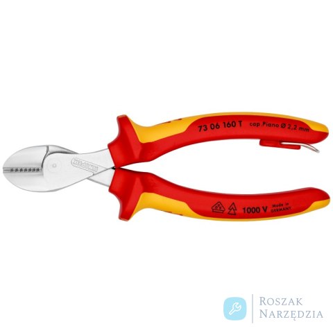 KNIPEX X-Cut® 73 06 160 T Kompaktowe szczypce tnące boczne KNIPEX KNIPEX X-Cut® 73 06 160 T Kompaktowe szczypce tnące boczne KNIPEX