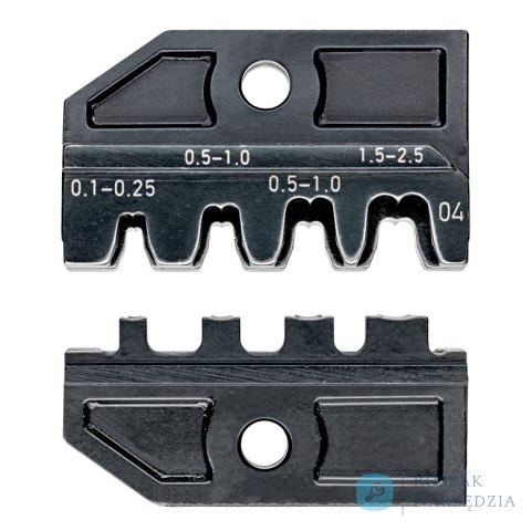 Matryca zagniatająca 97 49 04 Do końcówek nasuwanych nieizolowanych 2,8 + 4,8 mm KNIPEX