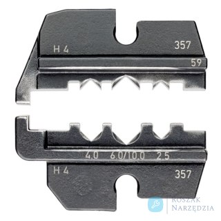 Matryca zagniatająca 97 49 59 Do złączy fotowoltaicznych Helios H4 (Amphenol) KNIPEX
