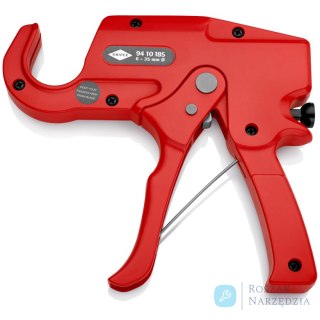 Obcinak do rur 94 10 185 Do rur z tworzywa sztucznego (do instalacji elektrycznych) KNIPEX