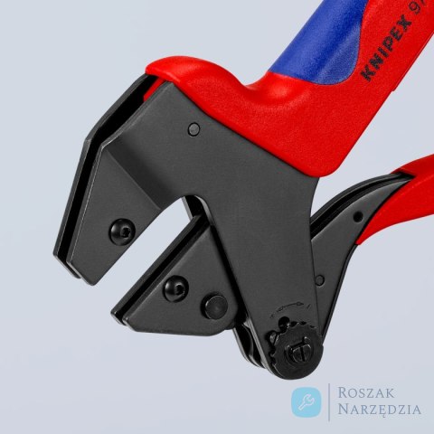 Szczypce do zagniatania typu Crimp System 97 43 200 Do wymiennych matryc zagniatających KNIPEX