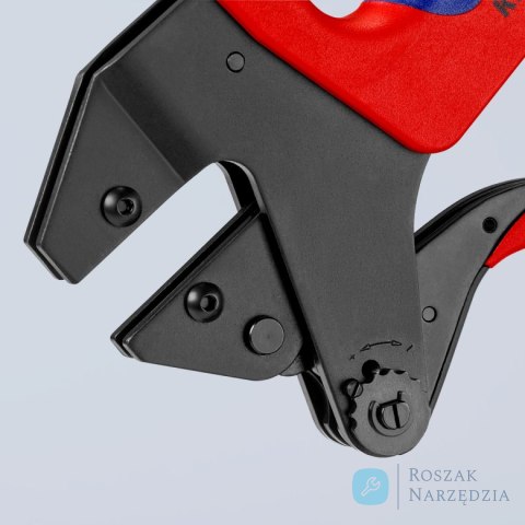 Szczypce do zagniatania typu Crimp System 97 43 200 Do wymiennych matryc zagniatających KNIPEX