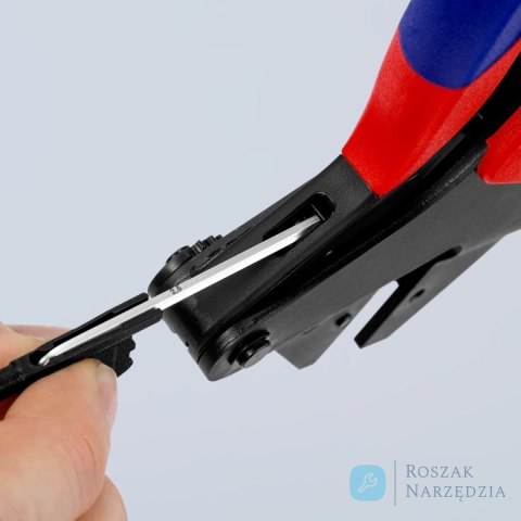 Szczypce do zagniatania typu Crimp System 97 43 200 Do wymiennych matryc zagniatających KNIPEX