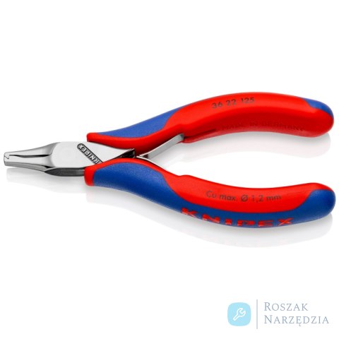 Szczypce montażowe dla elektroników 36 22 125 KNIPEX