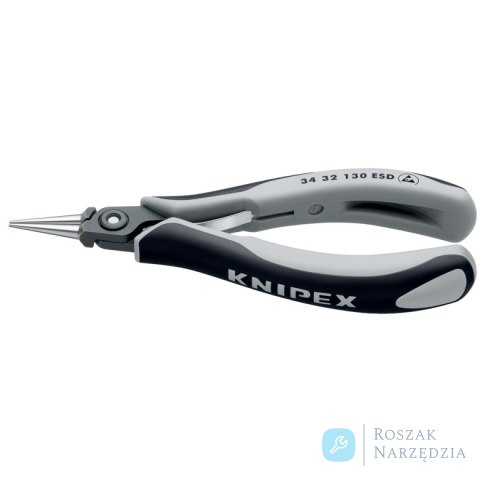 Szczypce precyzyjne dla elektroników ESD 34 32 130 ESD KNIPEX
