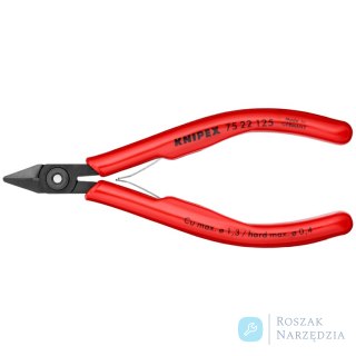 Szczypce tnące boczne dla elektroników 75 22 125 KNIPEX