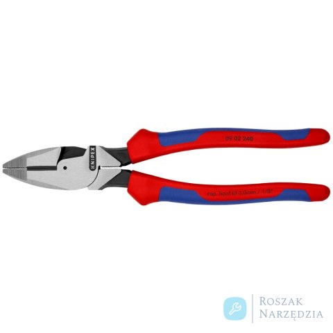 Szczypce uniwersalne o zwiększonym przełożeniu „Lineman's" 09 02 240 Model amerykański KNIPEX