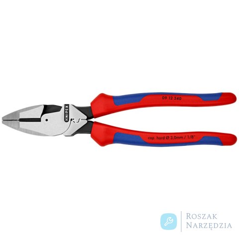 Szczypce uniwersalne o zwiększonym przełożeniu „Lineman's" 09 12 240 Model amerykański KNIPEX