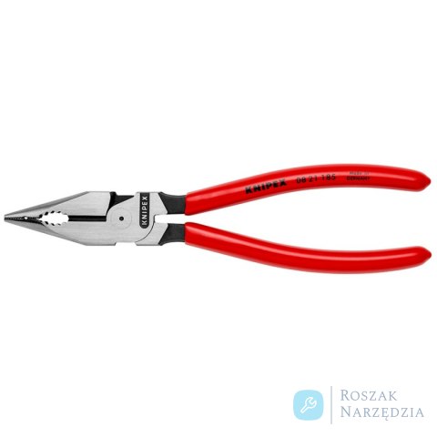 Szczypce uniwersalne z ostro zakończonymi szczękami 08 21 185 KNIPEX