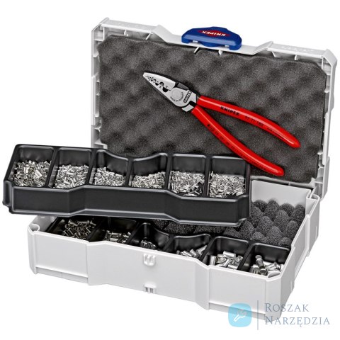 Artykuły do zagniatania 97 90 05 Do tulejek kablowych 10 częśc KNIPEX