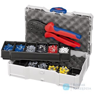 Artykuły do zagniatania 97 90 23 Do tulejek kablowych 8 części KNIPEX