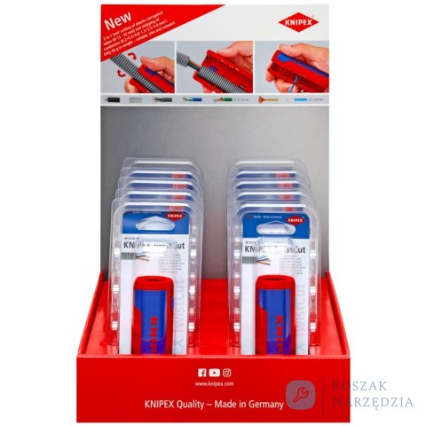 Ekspozytor na ladę sklepową 00 18 01 V30 10 częśc KNIPEX