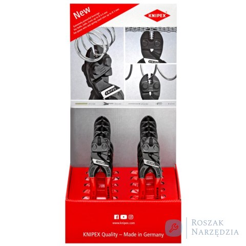 Ekspozytor na ladę sklepową 00 18 01 V33 10 częśc KNIPEX
