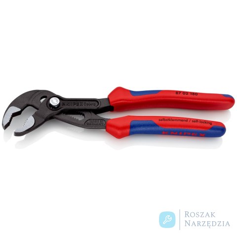 KNIPEX Cobra® 87 02 180 Szczypce nastawne do rur nowej generacji KNIPEX