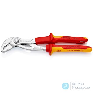 KNIPEX Cobra®  VDE  87 26 250 T Szczypce nastawne do rur nowej generacji, izolowane KNIPEX