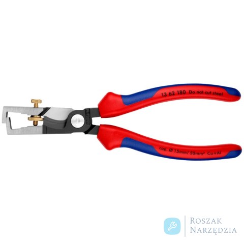 KNIPEX StriX® 13 62 180 Szczypce do zdejmowania izolacji z nożycami do kabli KNIPEX