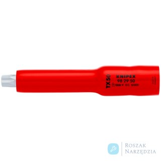 Nasadka sześciokątna (podwójny profil sześciokątny) 98 29 50 Do TX50 KNIPEX