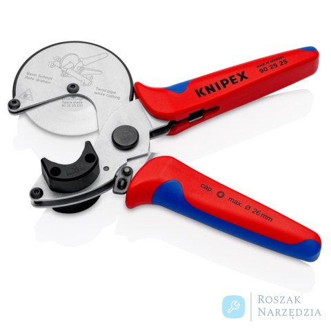 Obcinak do rur kompozytowych i z tworzyw sztucznych 90 25 25 KNIPEX