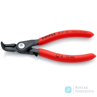 Precyzyjne szczypce do pierścieni osadczych 48 41 J01 Do montażu pierścieni wewnętrznych w otworach KNIPEX