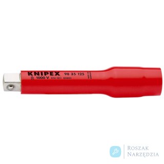 Przedłużacz 98 35 125 Z gniazdem/zabierakiem czworokątnym 3/8" KNIPEX