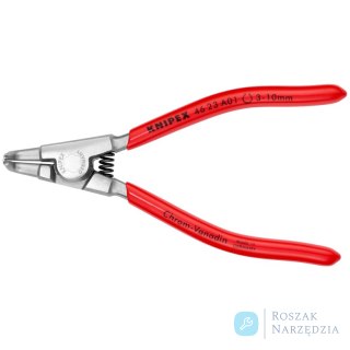 Szczypce do pierścieni osadczych sprężynujących 46 23 A01 Do montażu pierścieni zewnętrznych na wałkach KNIPEX