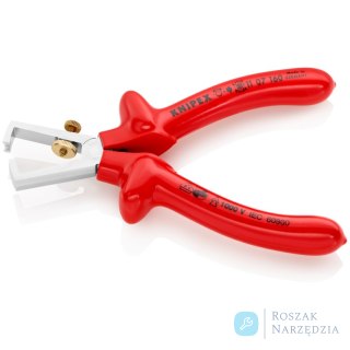 Szczypce do ściągania izolacji 11 07 160 Ze sprężyną rozwierającą, uniwersalne KNIPEX