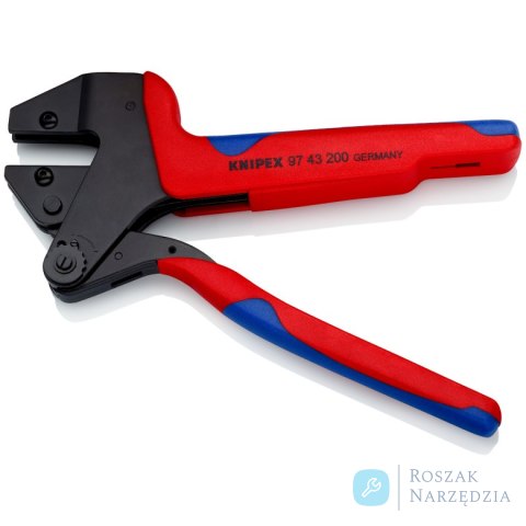 Szczypce do zagniatania typu Crimp System 97 43 200 A Do wymiennych matryc zagniatających KNIPEX