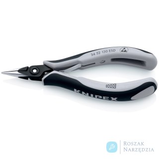 Szczypce precyzyjne dla elektroników ESD 34 52 130 ESD KNIPEX