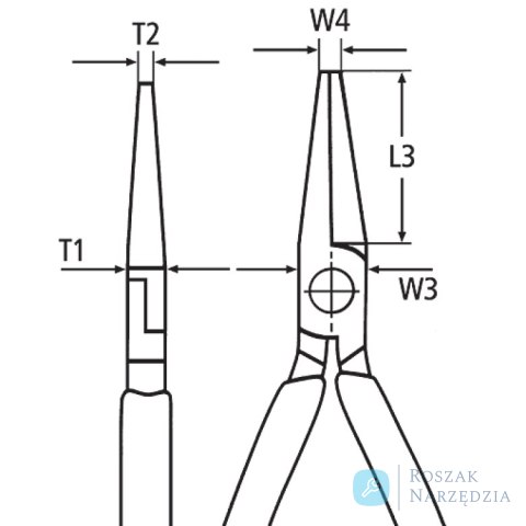 Szczypce telefoniczne 29 21 160 KNIPEX