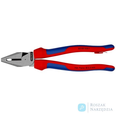 Szczypce uniwersalne o zwiększonym przełożeniu 02 02 225 T KNIPEX