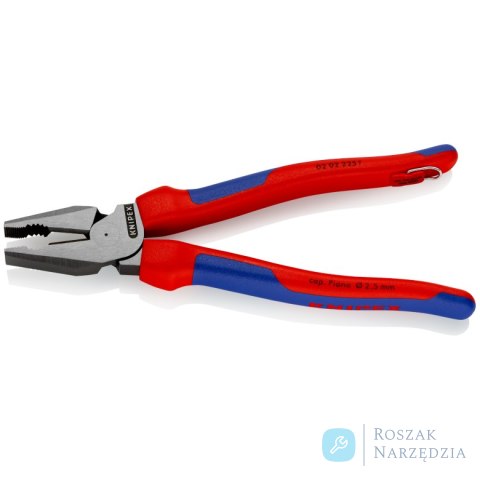 Szczypce uniwersalne o zwiększonym przełożeniu 02 02 225 T KNIPEX