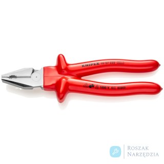 Szczypce uniwersalne o zwiększonym przełożeniu 02 07 225 KNIPEX
