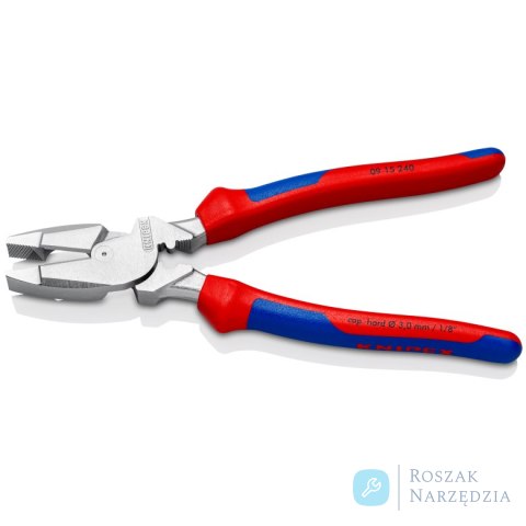 Szczypce uniwersalne o zwiększonym przełożeniu „Lineman's" 09 15 240 Model amerykański KNIPEX