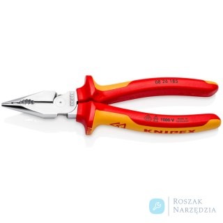 Szczypce uniwersalne z ostro zakończonymi szczękami 08 26 185 KNIPEX