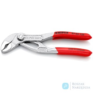 KNIPEX Cobra® 87 03 125 Szczypce nastawne do rur nowej generacji KNIPEX
