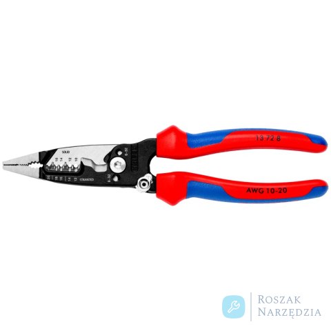KNIPEX WireStripper 13 72 8 Wielofunkcyjne szczypce dla elektryków Model amerykański KNIPEX
