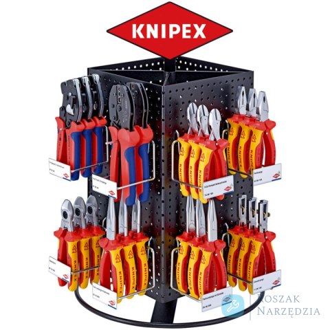 Obrotowy stojak ekspozycyjny 00 19 28 Bez szczypiec KNIPEX