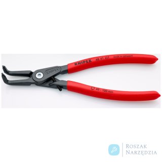 Precyzyjne szczypce do pierścieni osadczych 48 41 J31 Do montażu pierścieni wewnętrznych w otworach KNIPEX