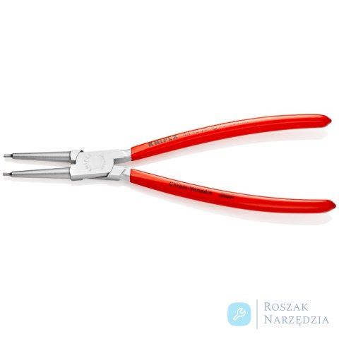 Szczypce do pierścieni osadczych sprężynujących 44 13 J3 Do montażu pierścieni wewnętrznych w otworach KNIPEX