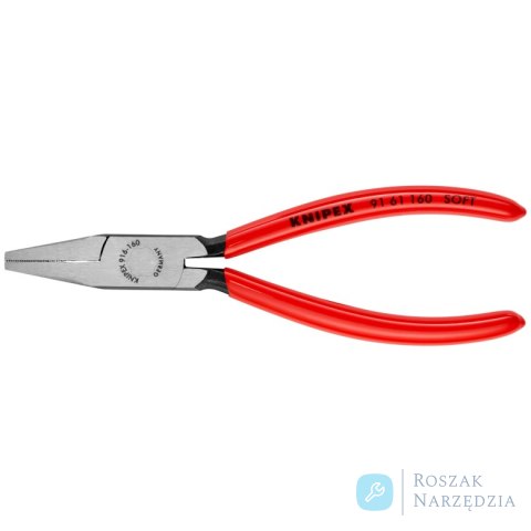 Szczypce płaskie do wyrównywania krawędzi szkła 91 61 160 KNIPEX