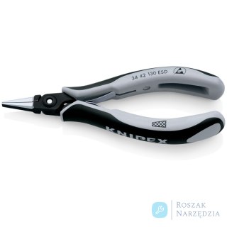 Szczypce precyzyjne dla elektroników ESD 34 42 130 ESD KNIPEX