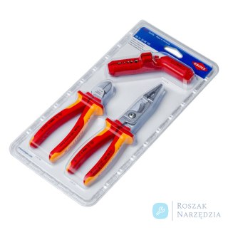 Zestaw narzędzi do prac elektroinstalacyjnych 00 31 30 BK V01 1 x 13 86 200, 1 x 16 95 01 SB, 1 x 70 06 160 KNIPEX