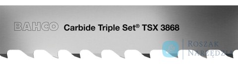 Piła taśmowa węglikowa TSX 41x1.3mm 1.4/2 zęby BAHCO