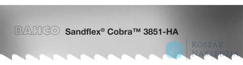 Piła taśmowa Sandflex Cobra, 13mm 0.9mm HA 4 Z/Cal BAHCO Piła taśmowa Sandflex Cobra, 13mm 0.9mm HA 4 Z/Cal BAHCO
