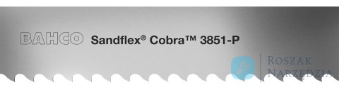 Piła taśmowa SANDFLEX Cobra 20mm 0.9mm 8/12Z BAHCO Piła taśmowa SANDFLEX Cobra 20mm 0.9mm 8/12Z BAHCO