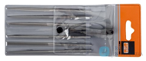 Pilnik iglak 140 mm, Zęby: 38/cm, Typ nacięcia: 2, zestaw 6 sztuk, w pokrowcu BAHCO