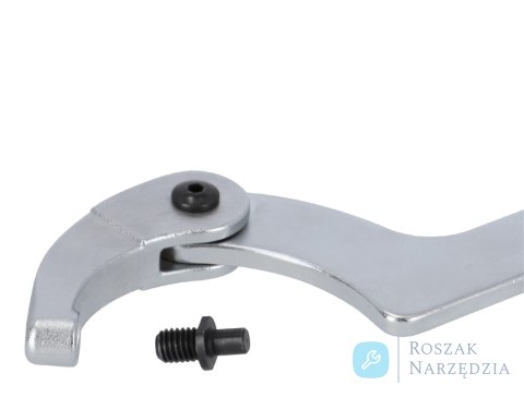 Klucz hakowy przegubowy 165-230 mm z czopem 10 mm BAHCO