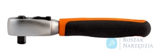 Grzechotka dwukierunkowa 1/4", 60 zębów, kąt odgięcia 6°, długość 120 mm BAHCO