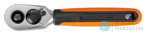 Grzechotka dwukierunkowa 1/4", 60 zębów, kąt odgięcia 6°, długość 120 mm BAHCO